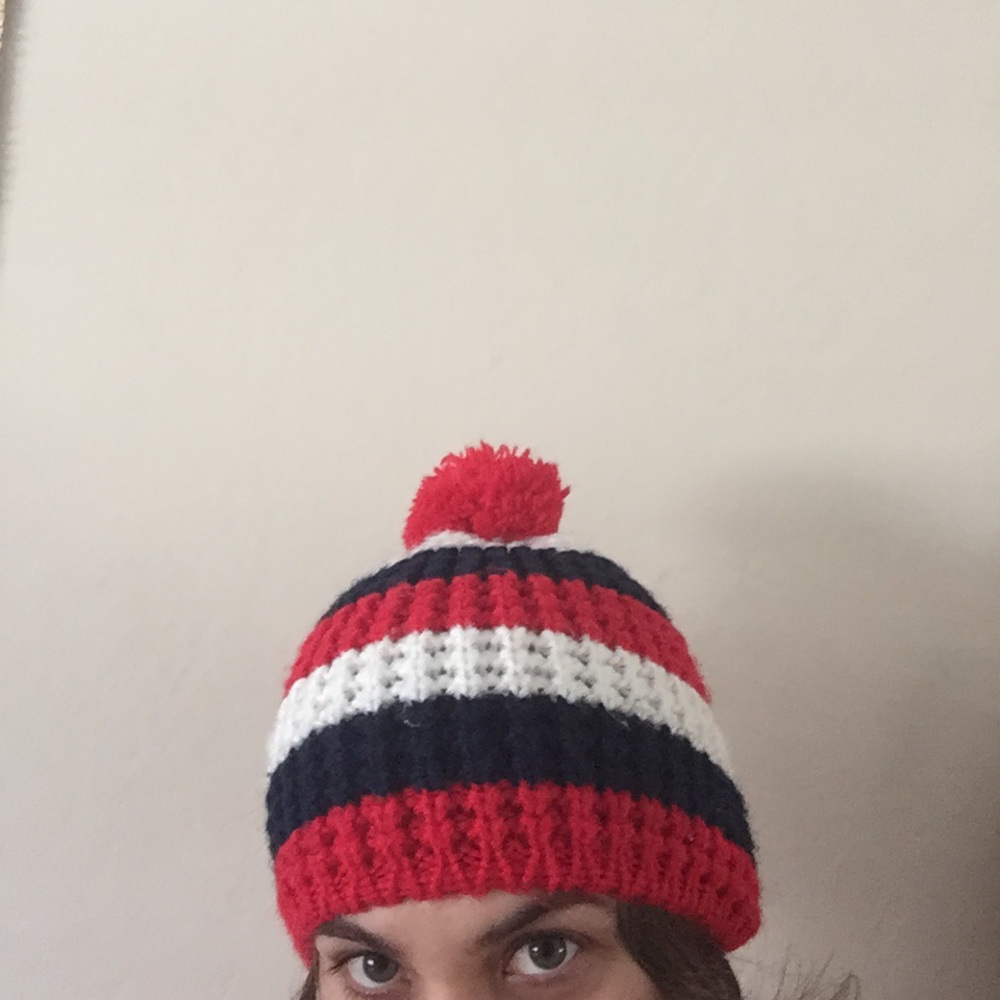 Vintage Handmade 70s/80s Style Crochet/Knit Beanie